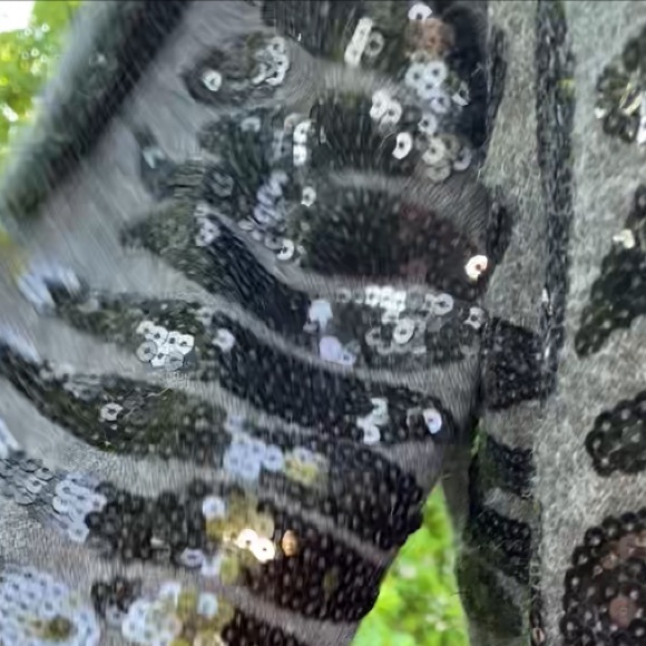 ❤️ Michael Kors   Sparkling Sequin sweater/dress   size L. Pl 37) - Picture 9 of 17